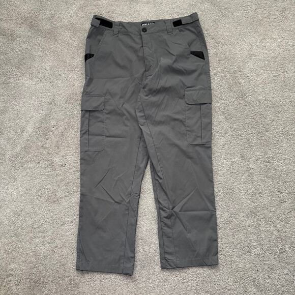Pelagic Performance Fishing Pants Mens Size 34 Gray Cargo Lightweight - Picture 1 of 7